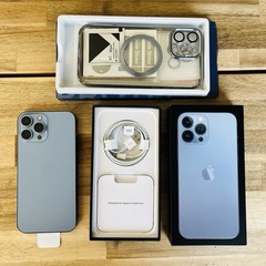Apple iPhone 13 Pro Max – Sierra Blue 128 GB – Unlocked W. In Box- Excellent