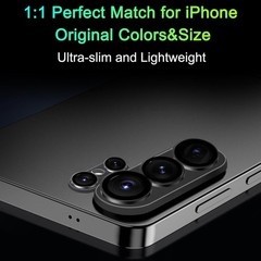 Camera Lens Protector for Samsung Galaxy S26 Ultra, One-piece Metal, Black