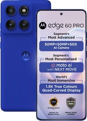 MOTOROLA Edge 60 Pro 5G (Blue 256GB 12GB RAM) Dimensity 8350 Global Version.