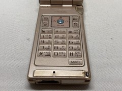 docomo P905i Pink gold FOMA Japanese Flip Phone Keitai Cell phone From Japan