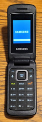 Samsung Entro SPH-M270 – Black ( PayLo by Virgin Mobile ) Flip Phone – No Back
