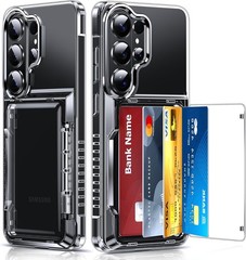 for Samsung Galaxy-S25-Ultra Wallet Case: Clear S25ultra Phone Cases with Card