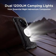 DOOGEE Fire 5 Ultra Rugged Phone Dual Camping Lights 48MP Camera 13000mAh Global