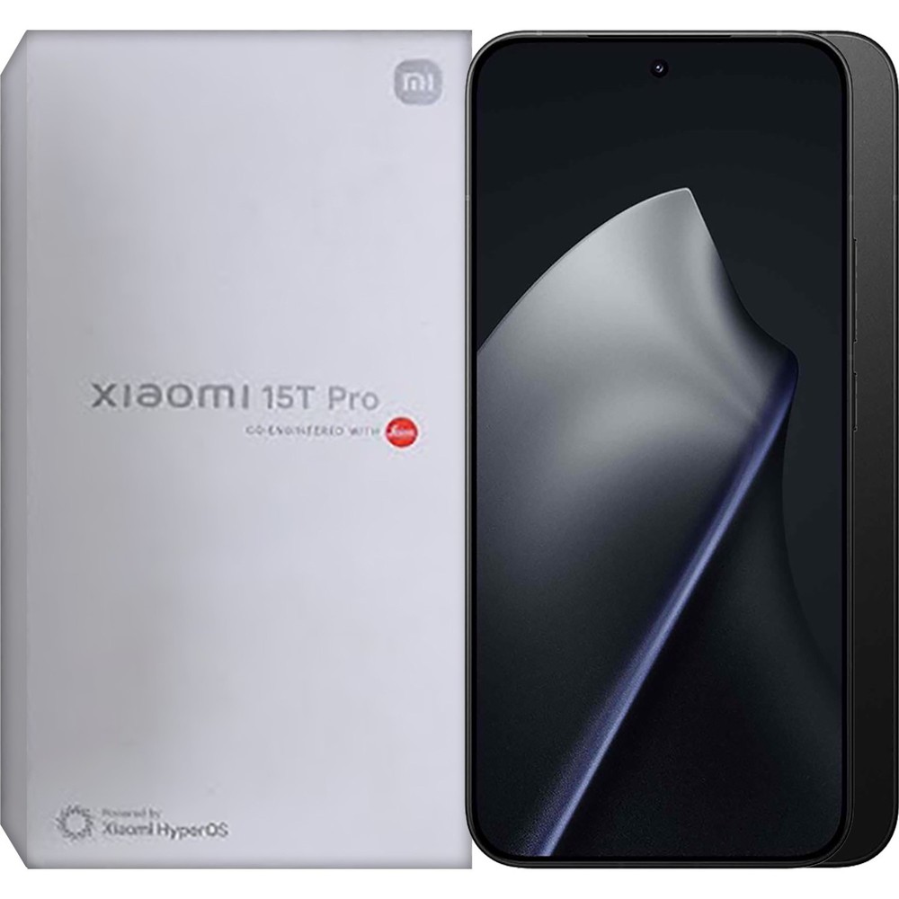 Xiaomi 15T Pro 5G Black 512GB + 12GB Dual-SIM Factory Unlocked GSM NEW