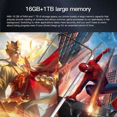 New F5 Pro Smartphone 16+1TB 7.3” Android 13 Unlocked 50+108MP 8000mAh Dual SIM