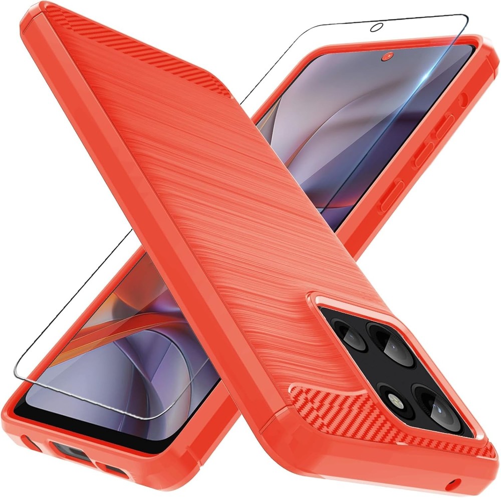 Moto G 2025/2026 Case: Shock-Absorption Flexible TPU Rubber Protective Cover