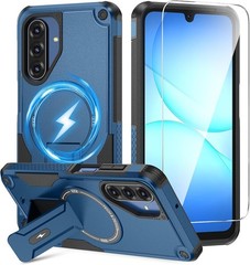 Protective Blue Case for Samsung Galaxy A17 / A26 5G with Invisible Kickstand &