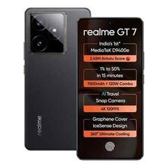 realme GT 7 Factory Unlocked-Dual SIM-Global Version-12GB RAM 512GB ROM-Black