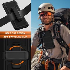 1. For iPhone 13 Case Military Grade Anti-Drop Shockproof Defender Bumper Cover