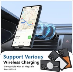 Samsung GalaxyS24 Ultra Case with 2PCS Screen Protector and Built-in Kickstand }