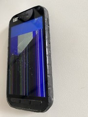 CAT S41 CATERPILLAR SMARTPHONE RUGGED GLASS BROKEN CRYSTALS TOUCH WORKING!!
