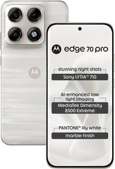 MOTOROLA edge 70 pro (White 8GB, 256GB) Dimensity 8500 NFC Global Version.