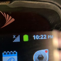 LG Optimus S Sprint Android Smartphone 3.2MP 512MB Black Used