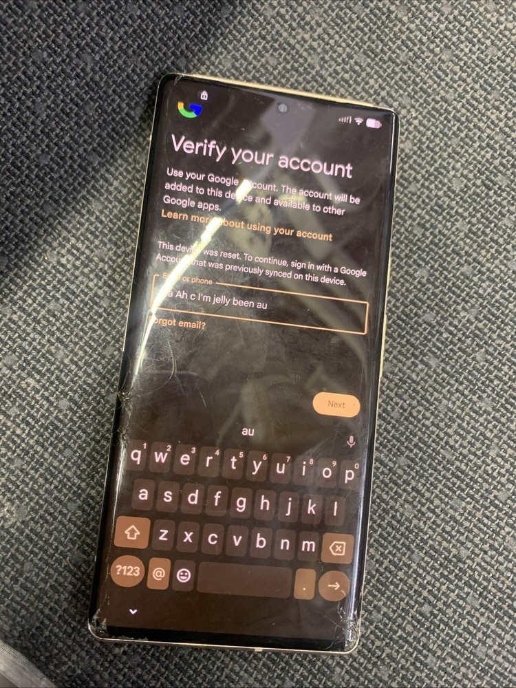 Google Pixel 6 Pro , Google Account Locked , 6.7″ Display