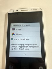 LG VS980 G2 – VERIZON White Touchscreen Android Authentic, 32GB Working