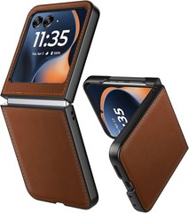 Case for Motorola Razr 2024/2025 / 2026 – PU Vegan Leather & Hard Polycarbonate