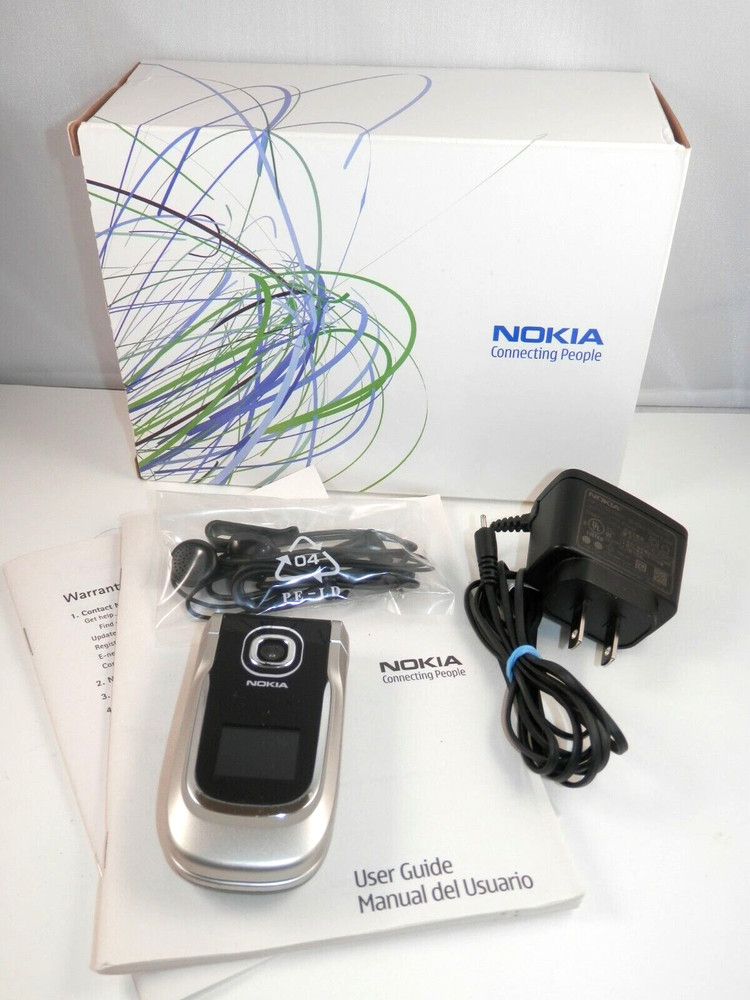 Nokia 2760 Cell Phone Bundle – Powers On – Flip Phone For Parts or Repair
