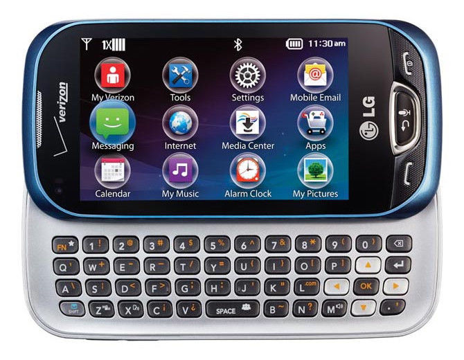 LG Extravert 2 VN280 – Blue (Verizon) Cellular Phone