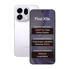 OPPO Find X9s | 12GB RAM | Lavender | Global Version Unlocked eSIM NFC
