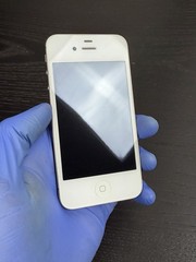 Apple iPhone 4s 16GB White AT&T A1387 iOS 7.0.2 GRADE B FULLY FUNCTIONAL