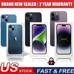 New Sealed Apple iPhone 13 mini/ 14/iPhone 14 Pro Max 128GB 256GB 512GB Unlocked