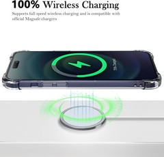 Clear Case for iPhone 14 Pro – Crystal Clear Military Grade Drop Protection Cove