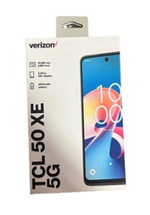 NEW Locked To Verizon TCL 50 XE 5G Prepaid Smartphone 50MP 6.56” 128GB
