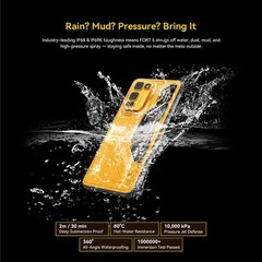 Blackview FORT 5 4G LTE AI Slim Rugged Phone Android 16 Waterproof Octa Core NFC