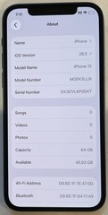 USED BLUE GSM UNLOCKED iPhone 12, 64GB A2172 MGEK3LL/A WITH 93% BATTERY HEALTH