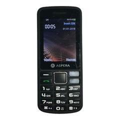 Aspera F26 Candy Bar Cellphone – Black (Unknown Carrier)