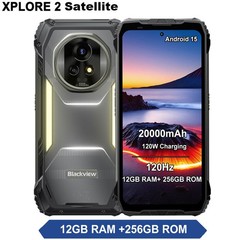 Blackview XPLORE 2 Satellite 5G Rugged Phone Android 15 Mobile Outdoor 20000mAh