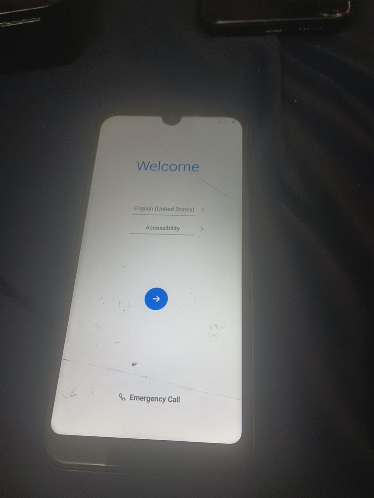 LG Fortune 3 (LM-K300AM) 16GB Silver Cricket Only Smartphone-See Description