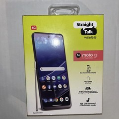 Straight Talk Motorola Moto G Stylus 5G (2022), 128GB, Black