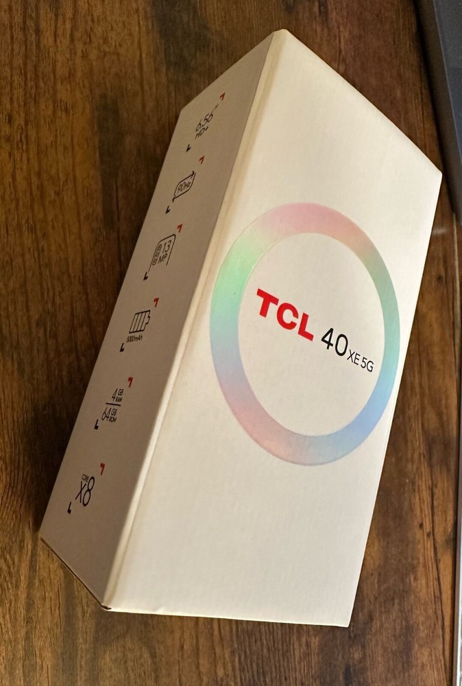 TCL 40 XE 5G, 4GB + 64GB, Verizon Prepaid Smartphone (Starlight Black)