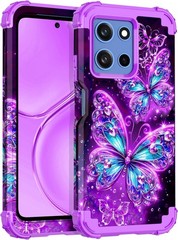 Moto G 5G 2025 Case, Glow in The Dark Three Layer Heavy Duty Sturdy Shockproof