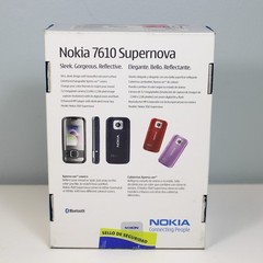 Rare Vintage Nokia 7610 Supernova Movistar White Phone International In Box