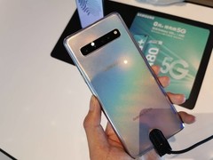 Original Samsung Galaxy S10 5G SM-G977B 512GB Smartphone Silver Open Box Silver