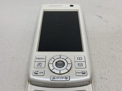 Mitsubishi D904i FOMA KEITAI Slide Japanese Flip Phone White Tested
