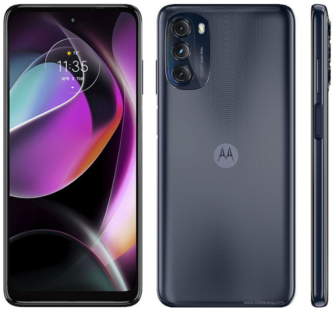Motorola Moto G 5G (2022) T-Mobile Unlocked 64GB Moonlight Gray A Heavy Burn