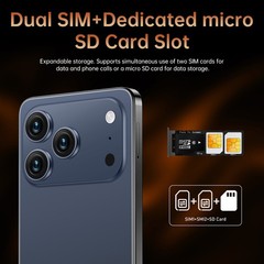 2026 Cell Phone 17 Pro Max 256GB 5G Unlocked Smartphone Android Cheap Phone