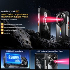 6.78″ FOSSiBOT F113 5G Rugged Smartphone Android 15 64MP Night Vision Outdoors