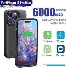 Battery Case for iPhone Xs Max Rechargeable Charge Black