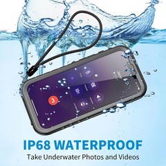 iPhone 14 Pro Max Waterproof Case – Built-in Shockproof Dustproof Screen Protect