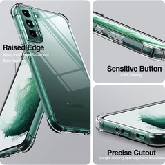 For Samsung Galaxy Note S24 S23 S22 S21 Ultra Clear Shockproof Phone Case Cover