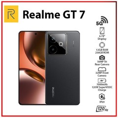 Realme GT 7 5G 12GB+256GB BLACK Dual SIM Unlocked Global Android Cell Phone
