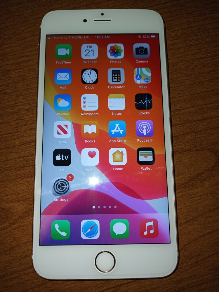 Apple iPhone 6s Plus – 64GB – Rose Gold (Metro) A1687 (CDMA + GSM)