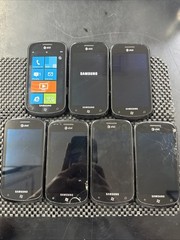 Lot Of 7 Samsung Focus 8GB (SGH-i917) For AT&T Only Windows OS PARTS ONLY – B2