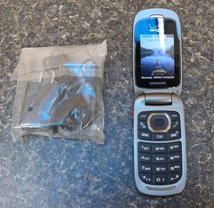 Samsung SCH-U660 Convoy 2 GRAY Verizon Wireless Flip Phone Rugged 3G #0228