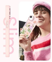 Magnetic for iPhone 17e Case & iPhone 16e Case Floral, Shockproof Flower Pattern