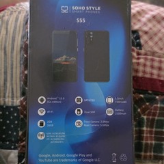 SOHO STYLE S55 2GB/16GB Black Dual SIM Android 13 Go 5.5in Wi-Fi MT6739